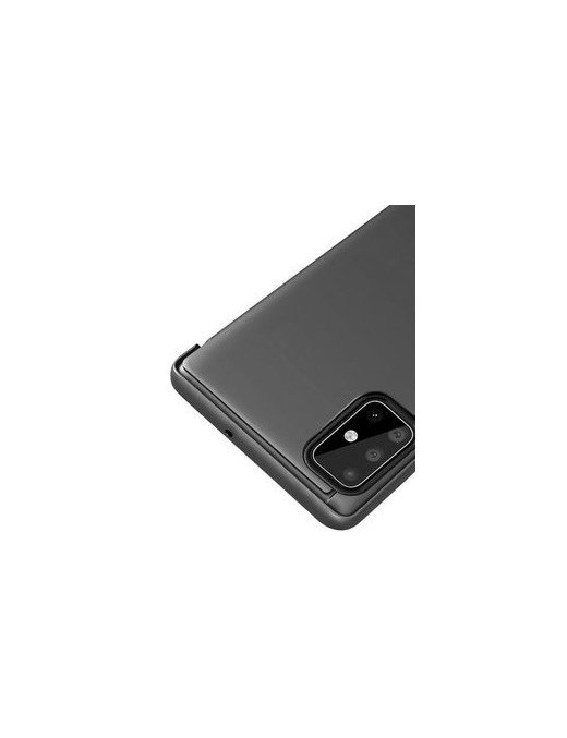 POWERTECH θήκη Clear view MOB-1515, Huawei P Smart 2020, μαύρη