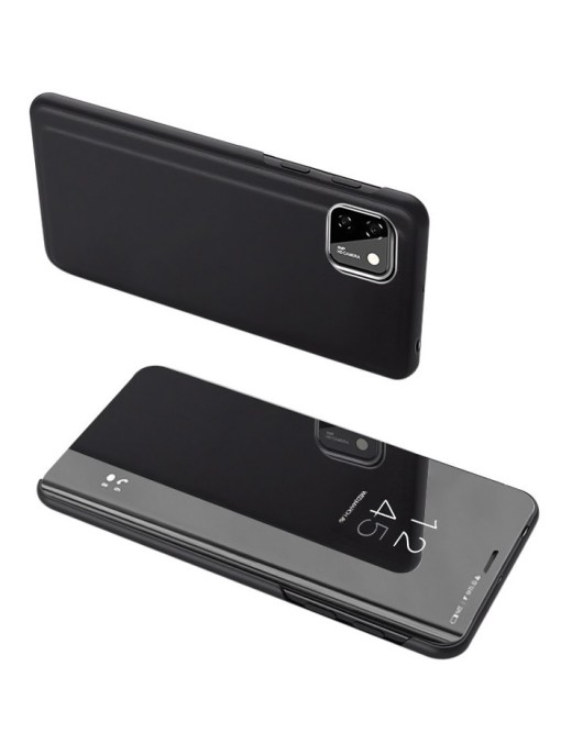 POWERTECH θήκη Clear view MOB-1514, Xiaomi Mi 10 Lite, μαύρη