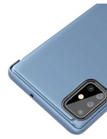 POWERTECH θήκη Clear view MOB-1516, Huawei P Smart 2020, μπλε