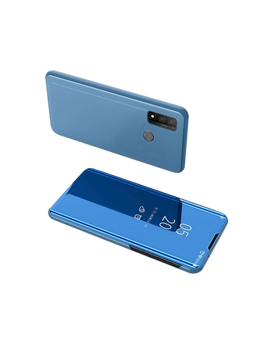 POWERTECH θήκη Clear view MOB-1516, Huawei P Smart 2020, μπλε