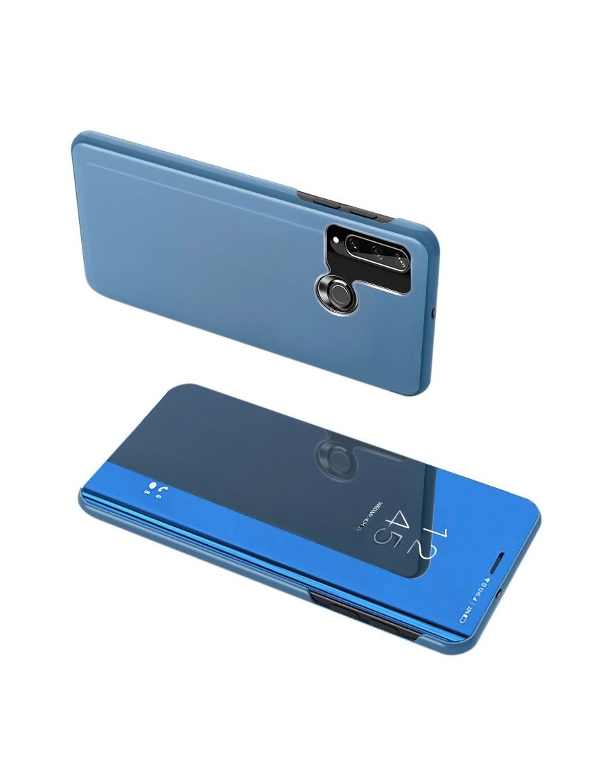 POWERTECH θήκη Clear view MOB-1518, Huawei Y6p, μπλε