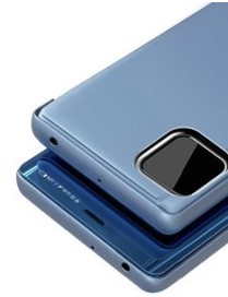 POWERTECH θήκη Clear view MOB-1520, Huawei Y5p, μπλε