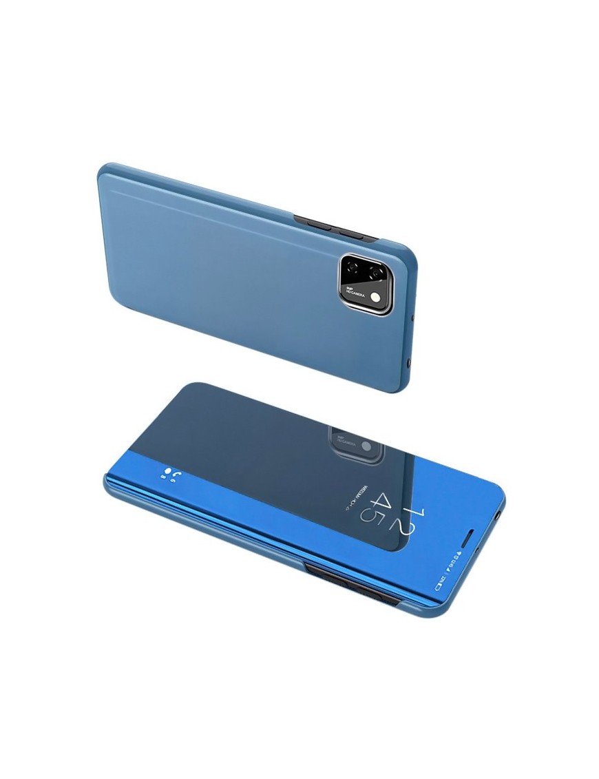 POWERTECH θήκη Clear view MOB-1520, Huawei Y5p, μπλε