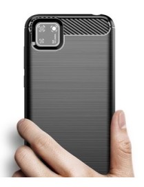 POWERTECH Θήκη Carbon Flex MOB-1523, Huawei Y5p, μαύρη