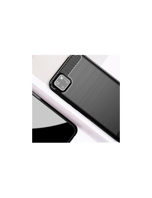 POWERTECH Θήκη Carbon Flex MOB-1523, Huawei Y5p, μαύρη