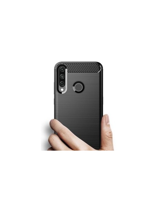 POWERTECH Θήκη Carbon Flex MOB-1524, Huawei Y6p, μαύρη