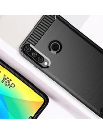 POWERTECH Θήκη Carbon Flex MOB-1524, Huawei Y6p, μαύρη
