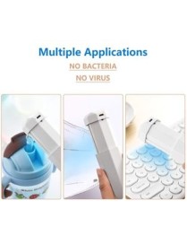 Mini αποστειρωτής υπεριώδους ακτινοβολίας UVC UVS-WH, φορητός, λευκός