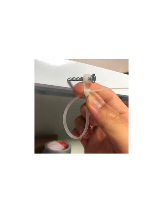 POWERTECH δεματικά καλωδίων TIES-022 με οπή στερέωσης, 200x4mm, 50τμχ