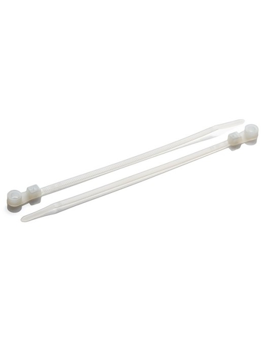 POWERTECH δεματικά καλωδίων TIES-022 με οπή στερέωσης, 200x4mm, 50τμχ