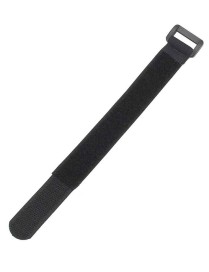 POWERTECH ιμάντας τύπου velcro TIES-025, 30x2cm, μαύρος, 10τμχ
