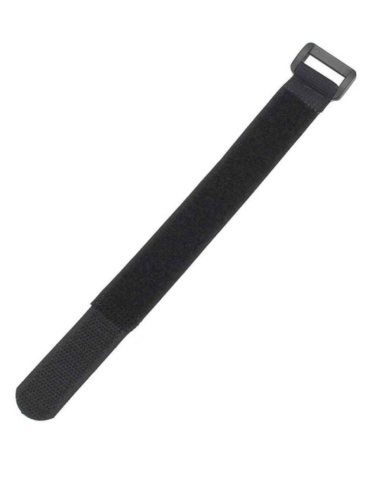 POWERTECH ιμάντας τύπου velcro TIES-026, 45x2cm, μαύρος, 10τμχ