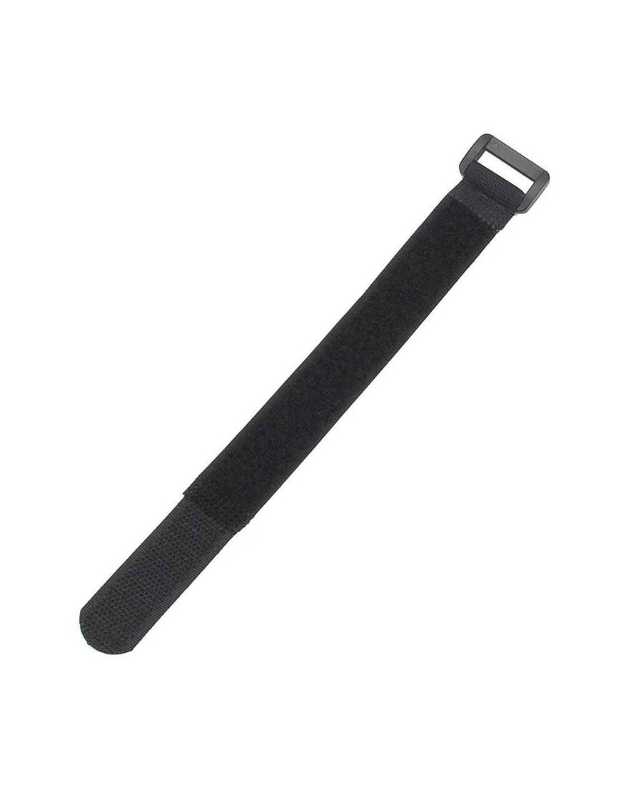 POWERTECH ιμάντας τύπου velcro TIES-027, 60x2cm, μαύρος, 10τμχ