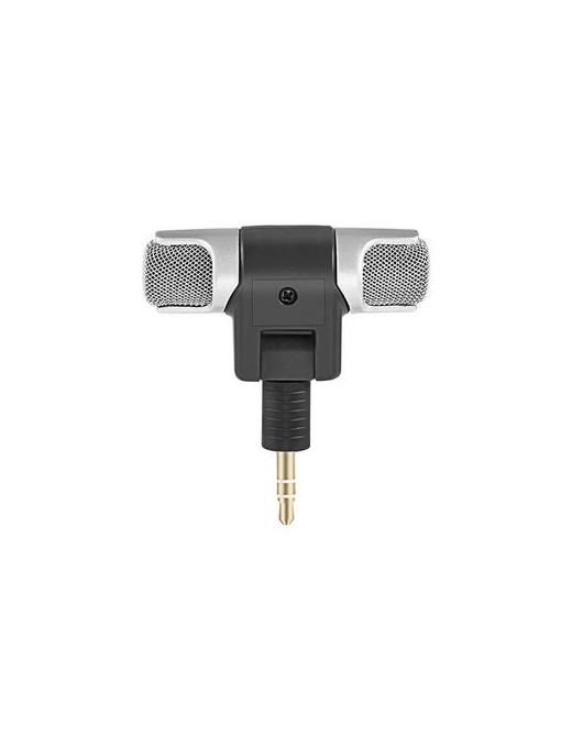 POWERTECH mini μικρόφωνο CAB-J041, stereo, 3.5mm