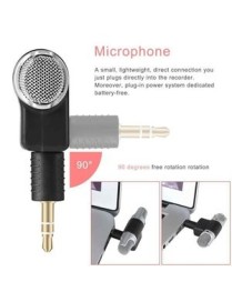 POWERTECH mini μικρόφωνο CAB-J041, stereo, 3.5mm