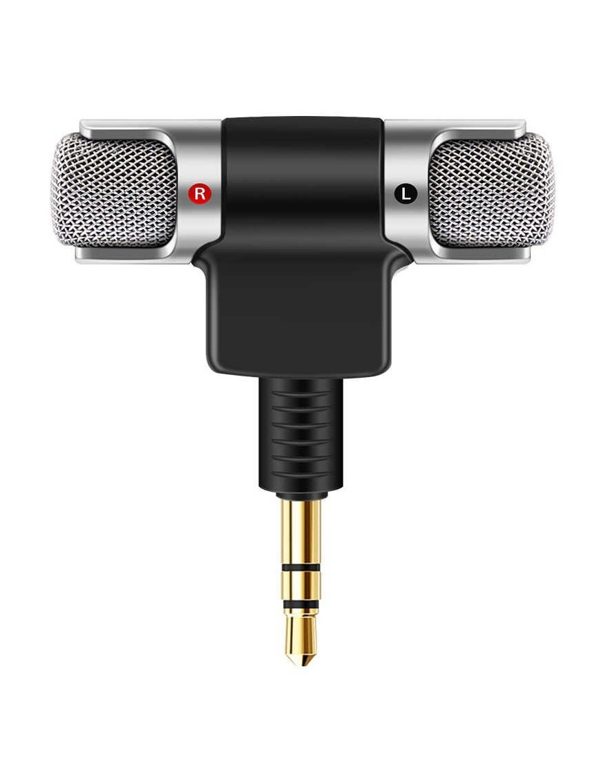POWERTECH mini μικρόφωνο CAB-J041, stereo, 3.5mm