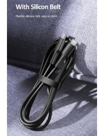 USAMS καλώδιο USB Type-C U43, 5A 100W, PD, 1.2m, μαύρο