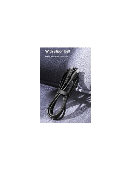 USAMS καλώδιο USB Type-C U43, 5A 100W, PD, 1.2m, μαύρο