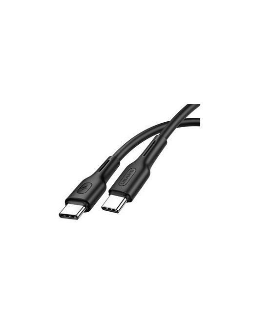 USAMS καλώδιο USB Type-C U43, 5A 100W, PD, 1.2m, μαύρο