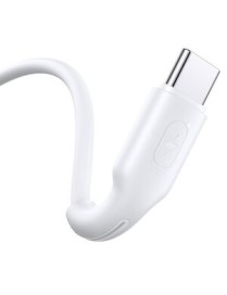 USAMS καλώδιο USB Type-C U43, 5A 100W, PD, 1.2m, λευκό