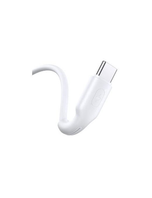 USAMS καλώδιο USB Type-C U43, 5A 100W, PD, 1.2m, λευκό