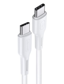 USAMS καλώδιο USB Type-C U43, 5A 100W, PD, 1.2m, λευκό