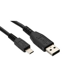 POWERTECH καλώδιο USB σε Micro USB CAB-U129, 8mm tip, 1.5m, μαύρο