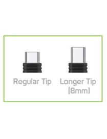 POWERTECH καλώδιο USB σε USB Type-C CAB-U130, 8mm tip, 1.5m, μαύρο-γκρι