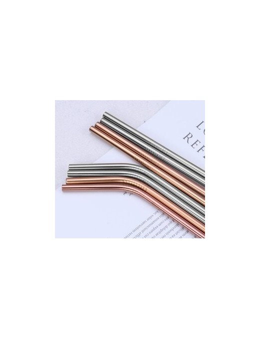 Σετ μεταλλικά καλαμάκια & βουρτσάκι καθαρισμού CLN-0021, 9τμχ