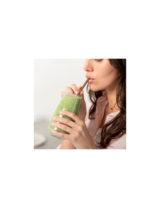 Σετ μεταλλικά καλαμάκια & βουρτσάκι καθαρισμού CLN-0021, 9τμχ