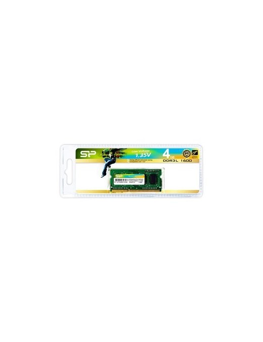 SILICON POWER Μνήμη DDR3L SODimm , 4GB, 1600MHz, PC3L-12800, CL11, 1.35v