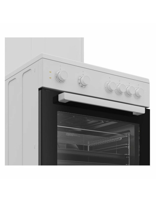 Beko FSM66001GWS Κουζίνα 72lt με Εμαγιέ Εστίες Π60εκ. Λευκή