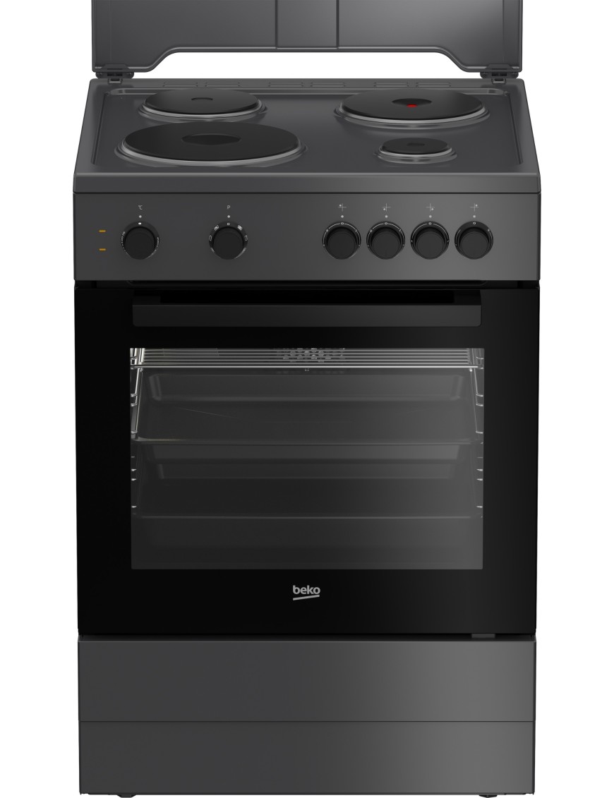 Beko FSM66003GA Κουζίνα 65lt με Εμαγιέ Εστίες Π60εκ. Μαύρη