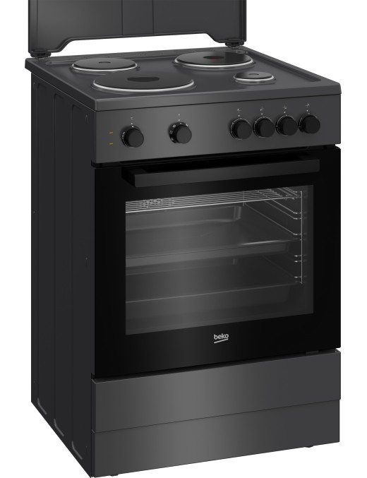 Beko FSM66003GA Κουζίνα 65lt με Εμαγιέ Εστίες Π60εκ. Μαύρη