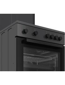 Beko FSM66003GA Κουζίνα 65lt με Εμαγιέ Εστίες Π60εκ. Μαύρη