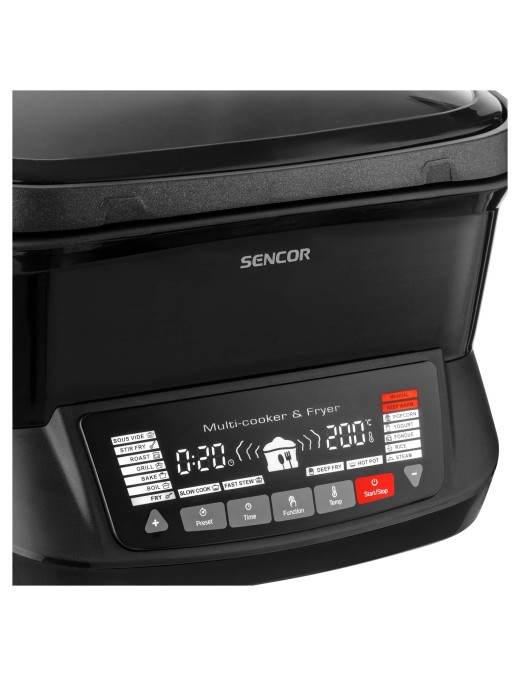 Sencor SFR 9300BK Φριτέζα Πολυμάγειρας