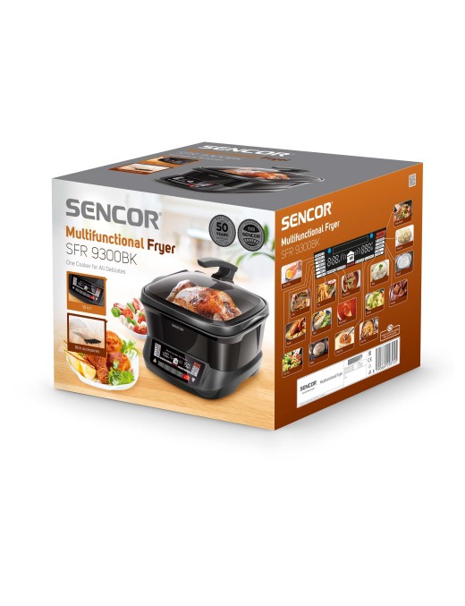 Sencor SFR 9300BK Φριτέζα Πολυμάγειρας