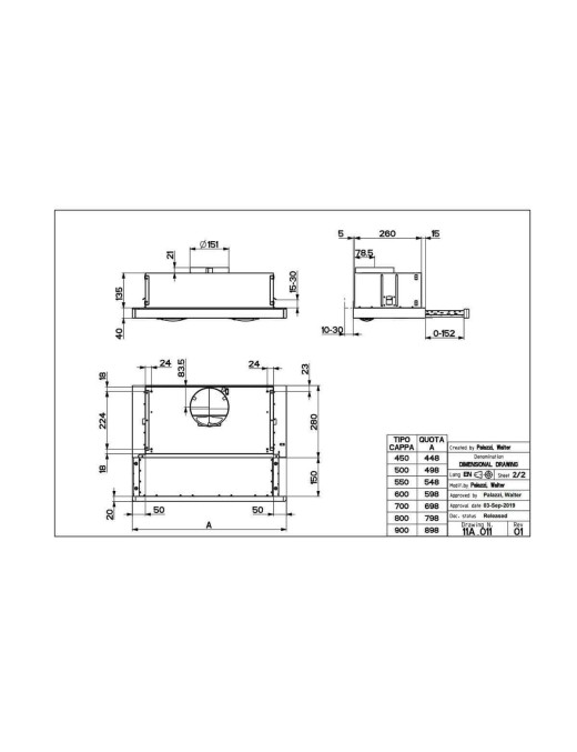 Faber FLEXA NG HIP AM/X A60 Συρόμενος