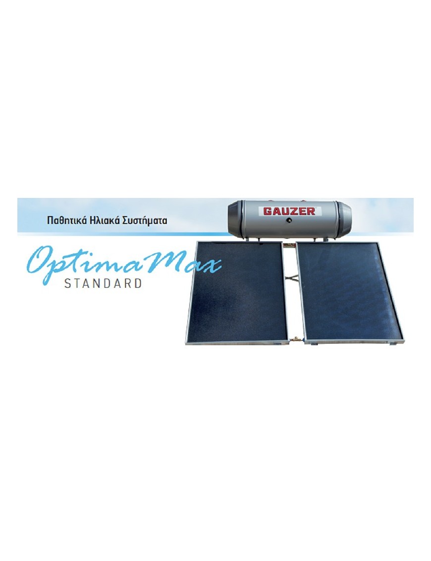 Gauzer Optima Max Standard Ηλιακός Θερμοσίφωνας 200L BC20-42