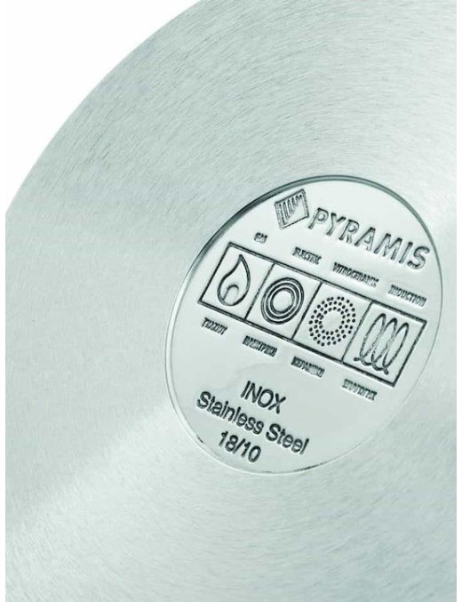 Pyramis Zeon Βαθιά Ανοξείδωτη Κατσαρόλα 3.5lt / 20cm