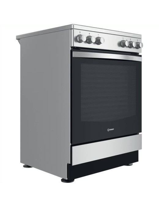 Indesit IS67V5KCX/E Κουζίνα 69lt με Κεραμικές Εστίες Π60εκ. Inox