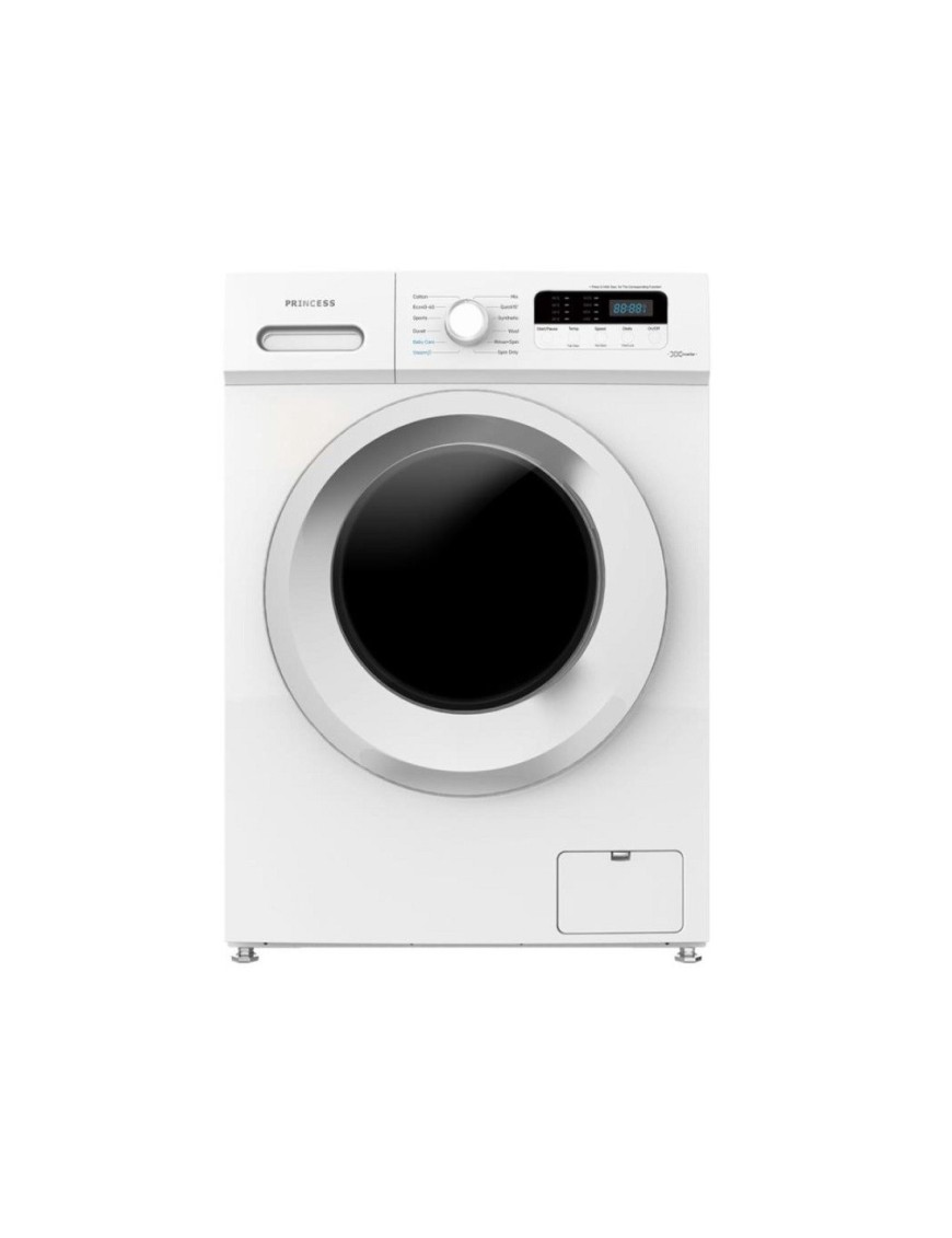 Princess WMB 7 PAR Πλυντήριο Ρούχων 7kg 1400 Στροφών SLIM ΑΤΜΟΥ