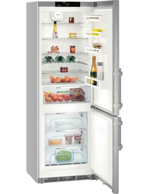 Liebherr Cnef 5735 Ψυγειοκαταψύκτης 411lt NoFrost Υ201xΠ70xΒ66.5εκ. Inox