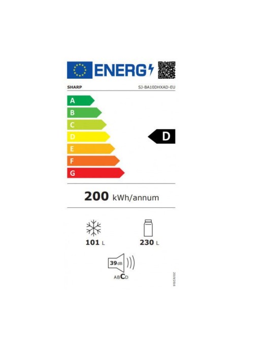 SHARP SJ-BA10DHXAD Ψυγειοκαταψύκτης