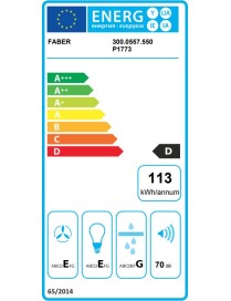 Faber 2740 A75 Ελεύθερος Απορροφητήρας 75cm Λευκός