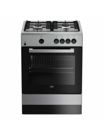 Beko FSG62000DXL Κουζίνα Υγραερίου 64lt με Εστίες Υγραερίου Π60εκ. Inox