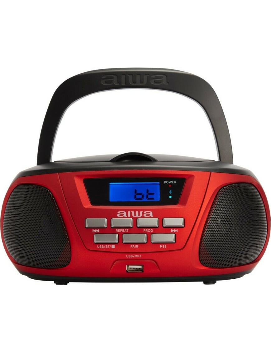 Aiwa Φορητό Ηχοσύστημα BBTU-300RD με Bluetooth / CD / MP3 / USB / Ραδιόφωνο