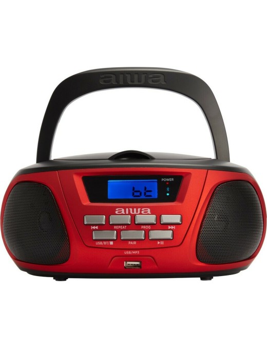 Aiwa Φορητό Ηχοσύστημα BBTU-300RD με Bluetooth / CD / MP3 / USB / Ραδιόφωνο