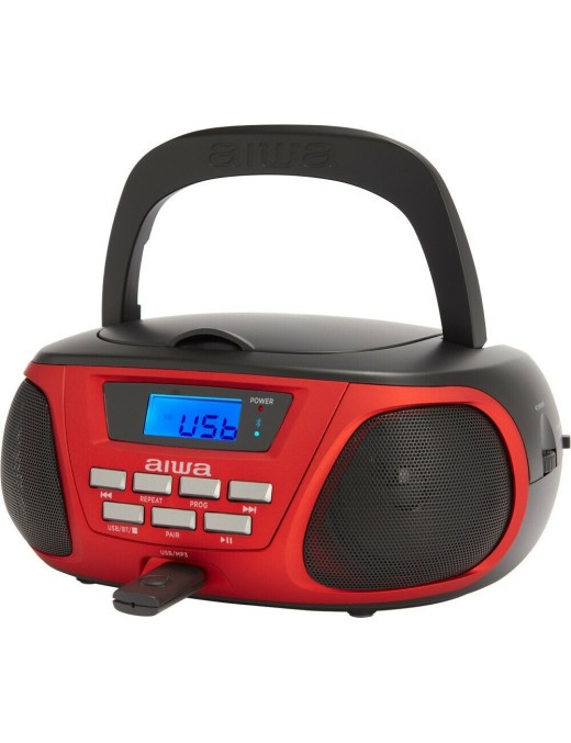 Aiwa Φορητό Ηχοσύστημα BBTU-300RD με Bluetooth / CD / MP3 / USB / Ραδιόφωνο