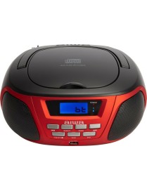 Aiwa Φορητό Ηχοσύστημα BBTU-300RD με Bluetooth / CD / MP3 / USB / Ραδιόφωνο